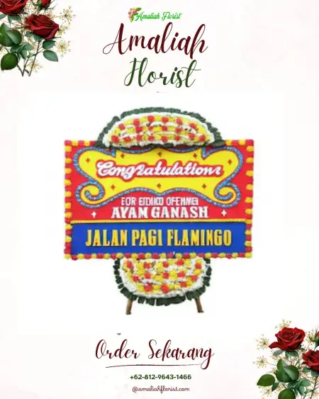 Sewa Papan Bunga Jamanis